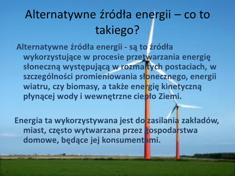 Alternatywne R D A Energii W Mojej Gminie Odnawialne R D A Energii